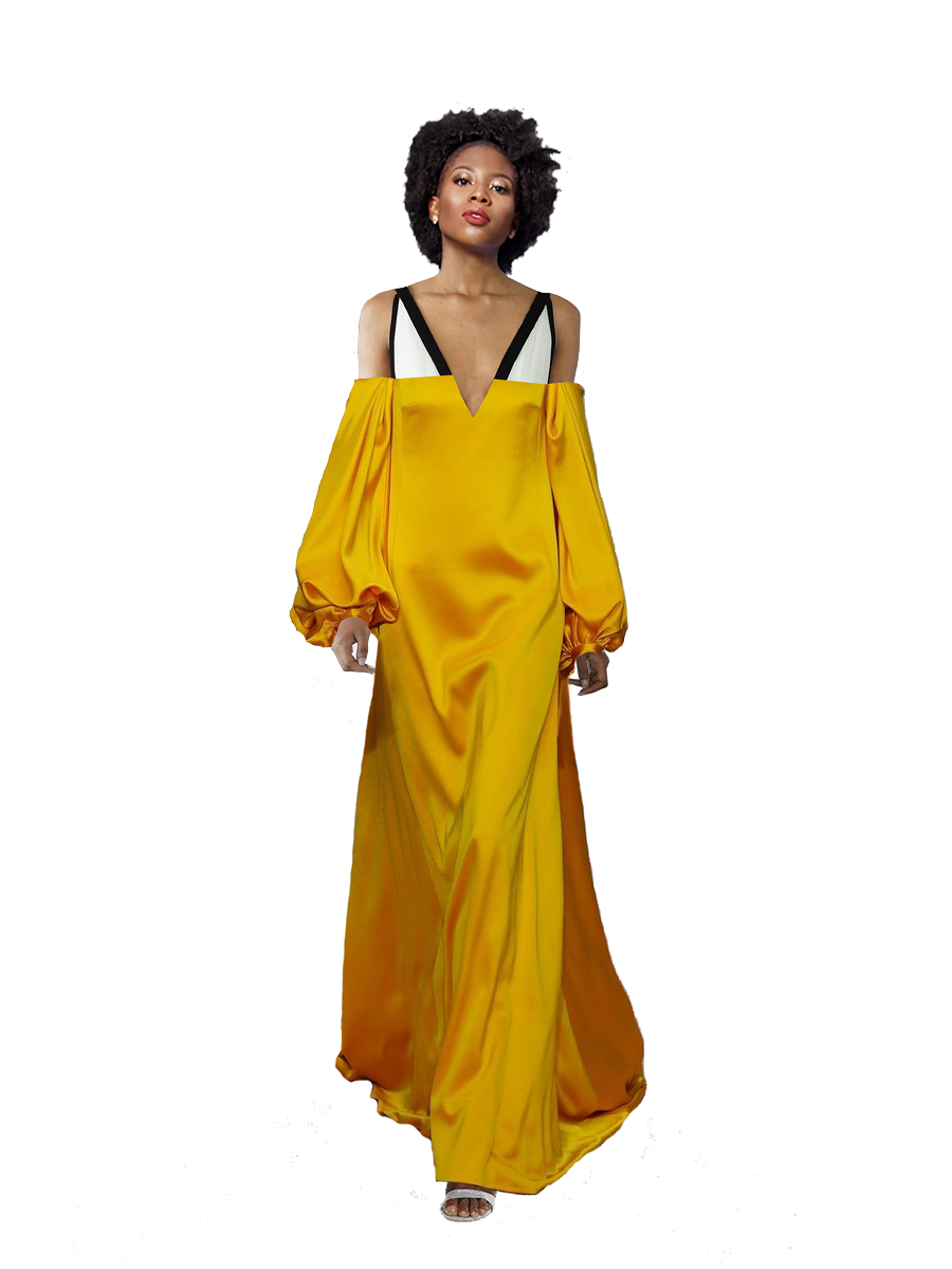 Vogue Daisy Silk Maxi Dress